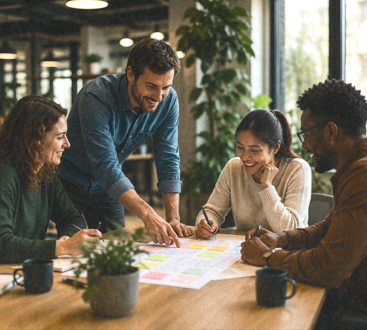 Atelier QVCT : échange entre collaborateurs et intervenant Moov'On